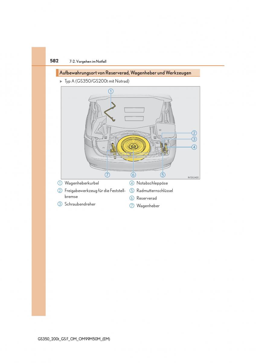 Lexus GS F IV 4 Handbuch / page 582