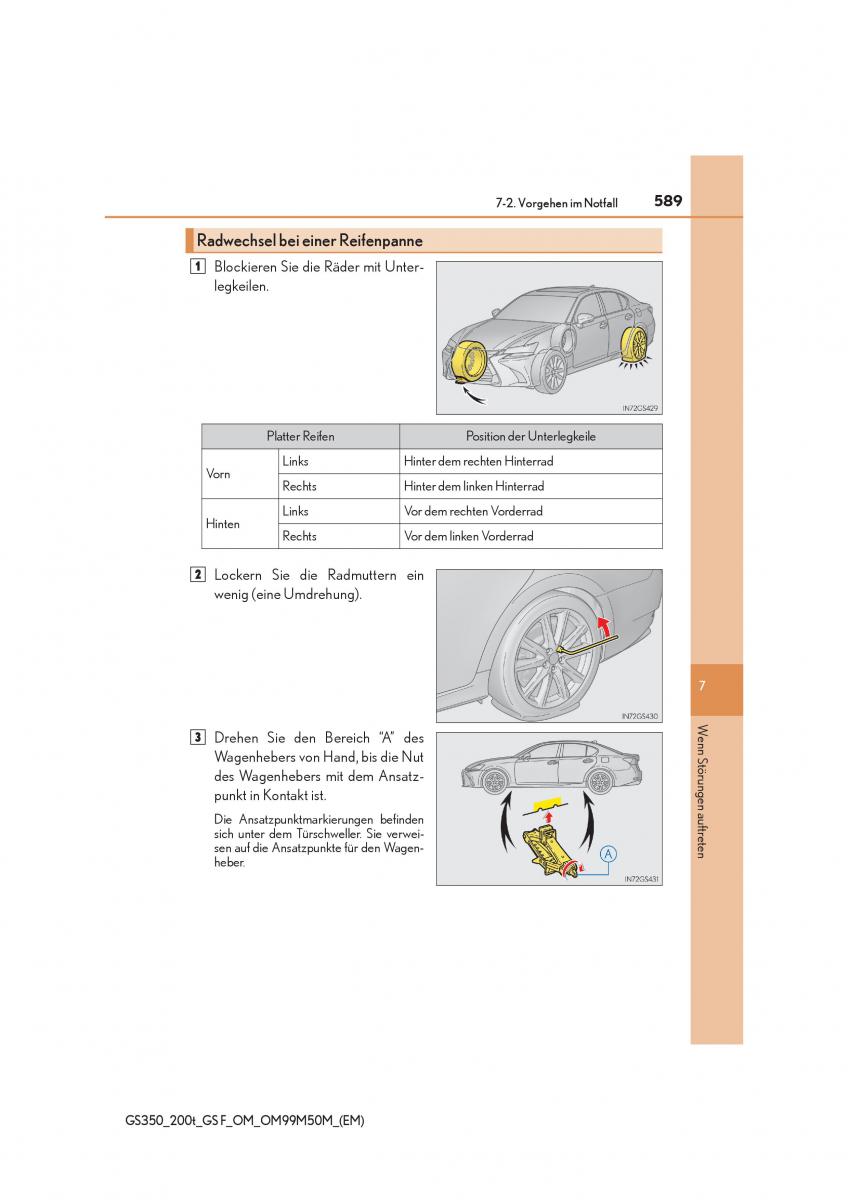 Lexus GS F IV 4 Handbuch / page 589