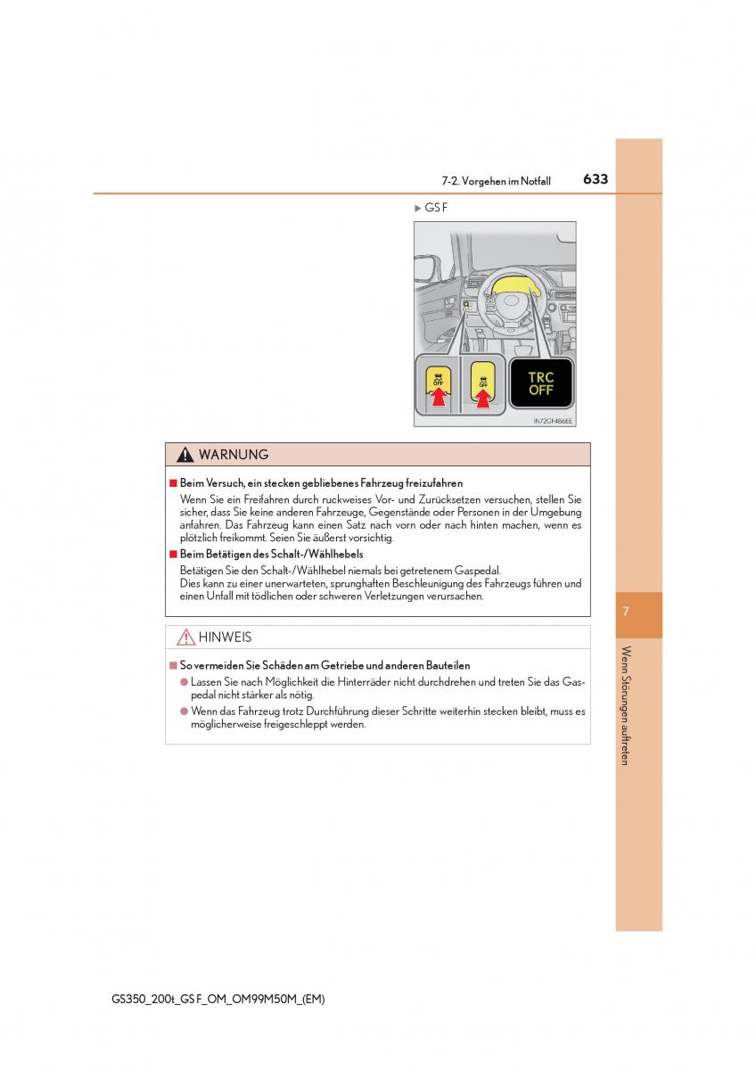 Lexus GS F IV 4 Handbuch / page 633