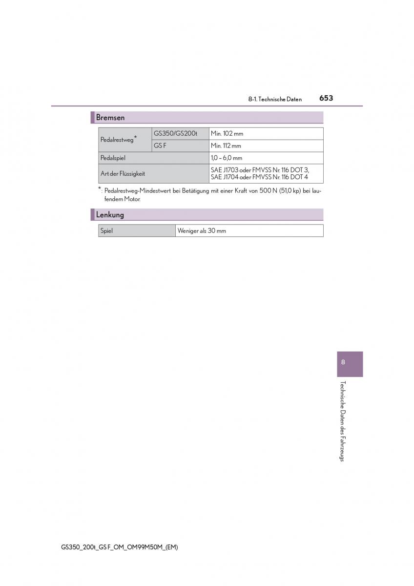 Lexus GS F IV 4 Handbuch / page 653