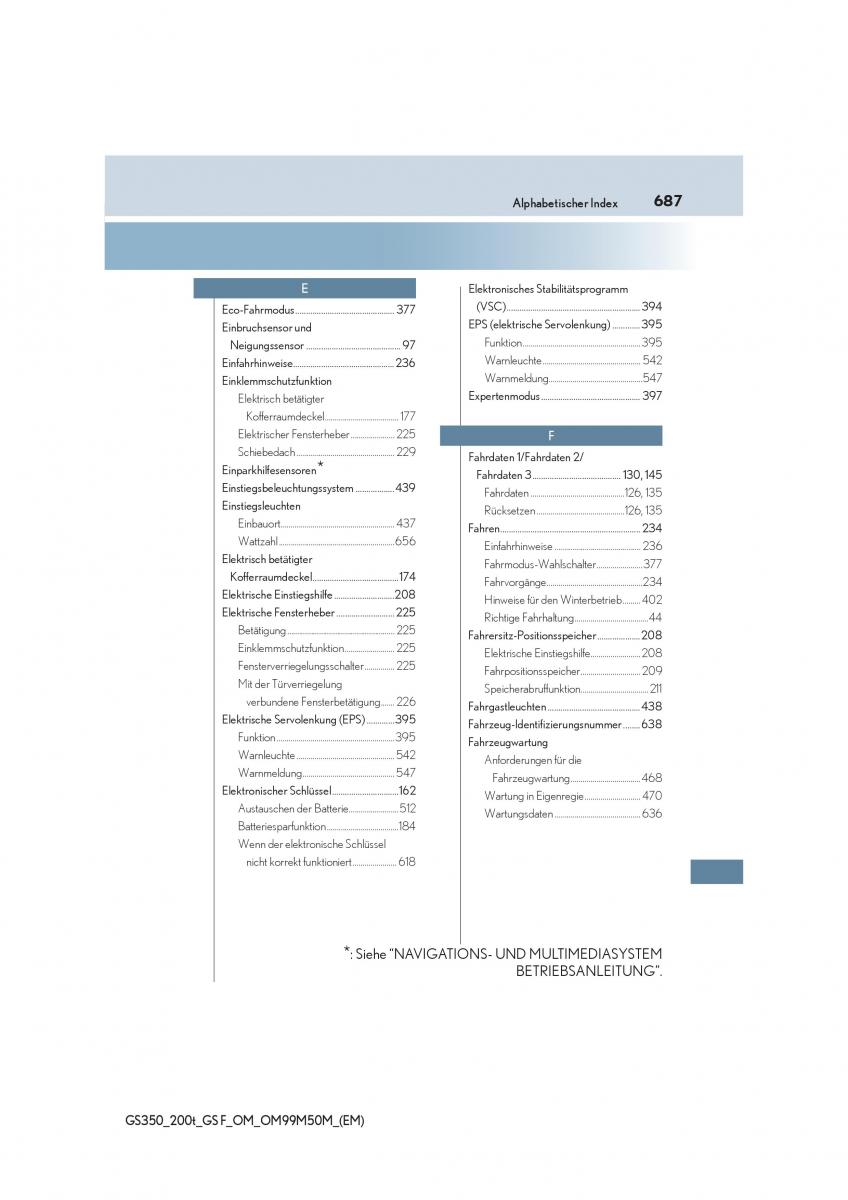 Lexus GS F IV 4 Handbuch / page 687