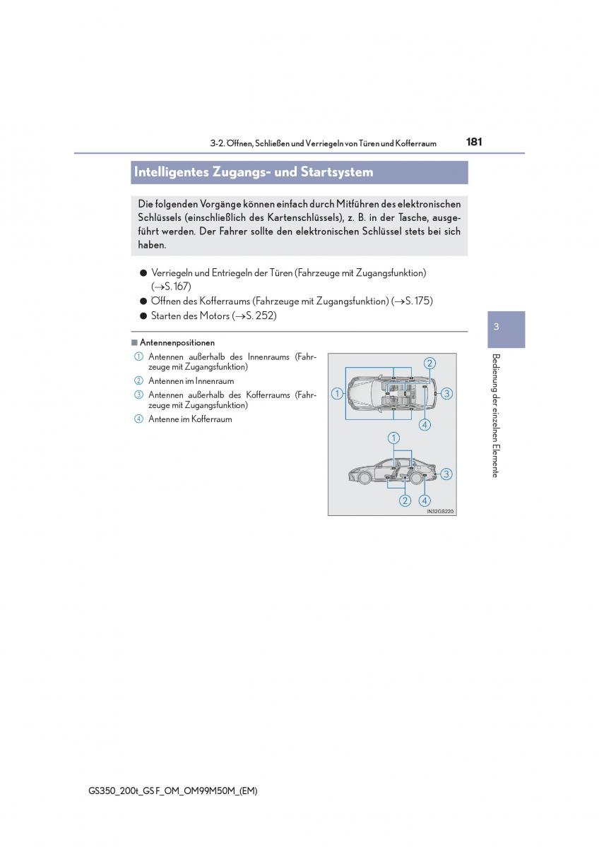 Lexus GS F IV 4 Handbuch / page 181