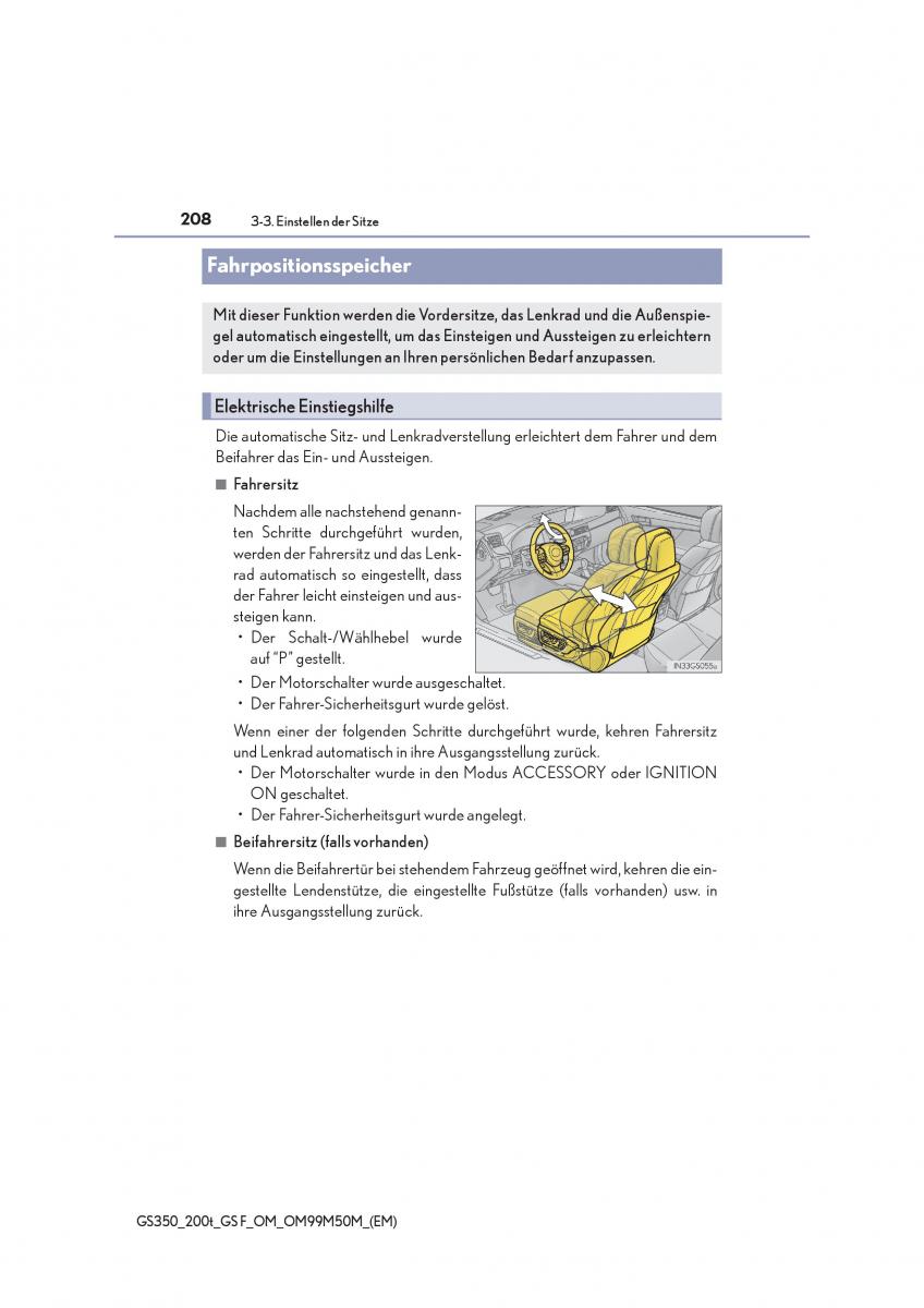 Lexus GS F IV 4 Handbuch / page 208
