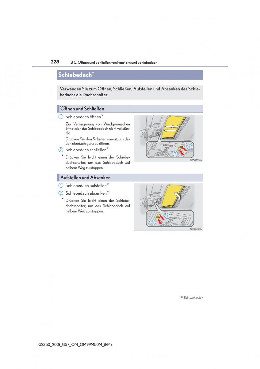 Lexus GS F IV 4 Handbuch / page 228