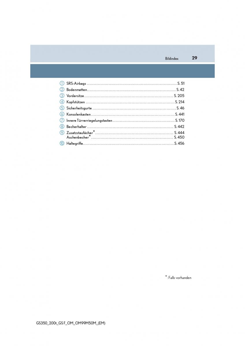 Lexus GS F IV 4 Handbuch / page 29