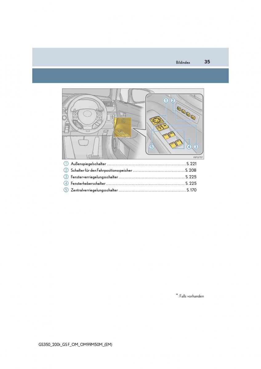 Lexus GS F IV 4 Handbuch / page 35