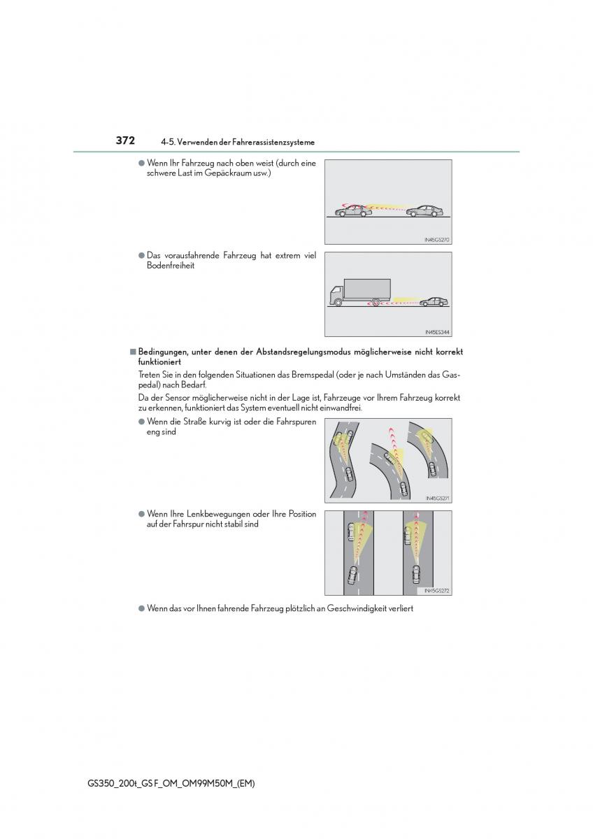 Lexus GS F IV 4 Handbuch / page 372