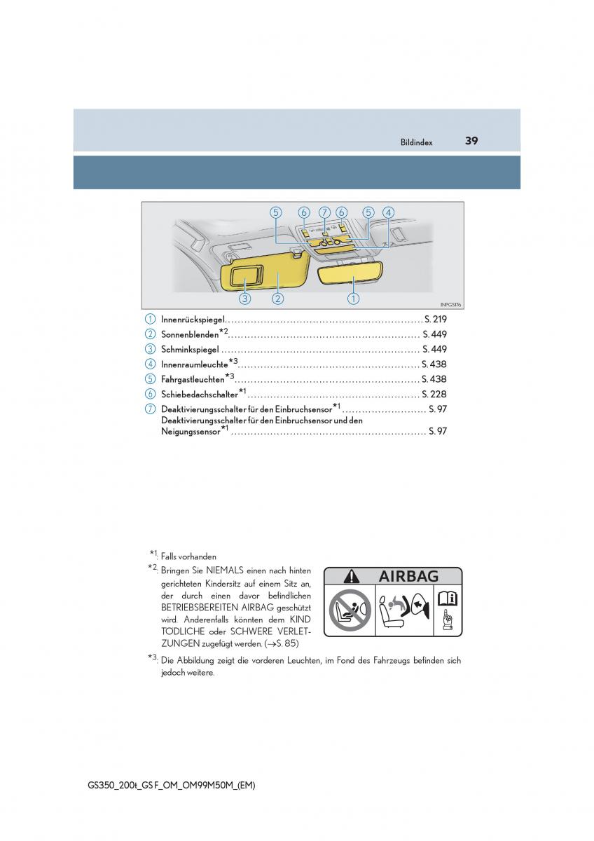 Lexus GS F IV 4 Handbuch / page 39