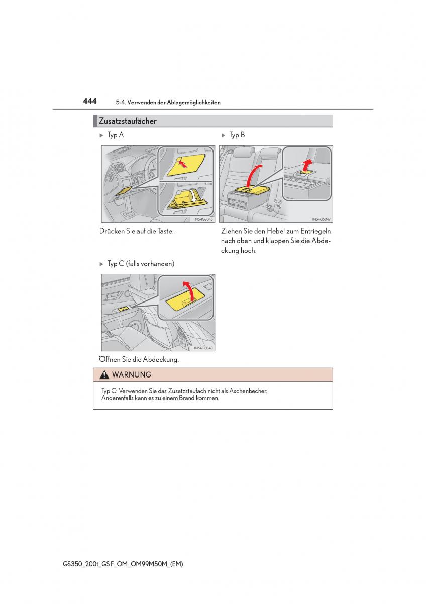 Lexus GS F IV 4 Handbuch / page 444