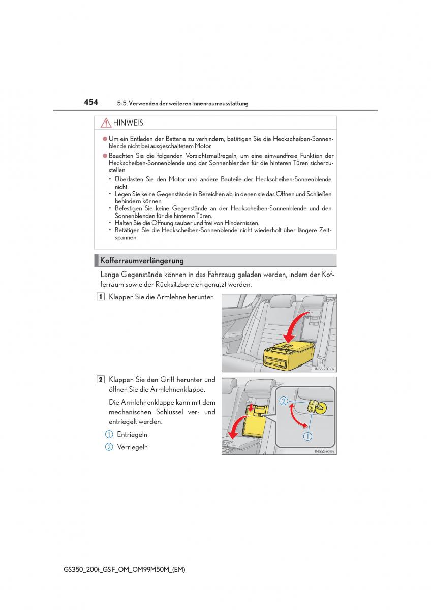 Lexus GS F IV 4 Handbuch / page 454