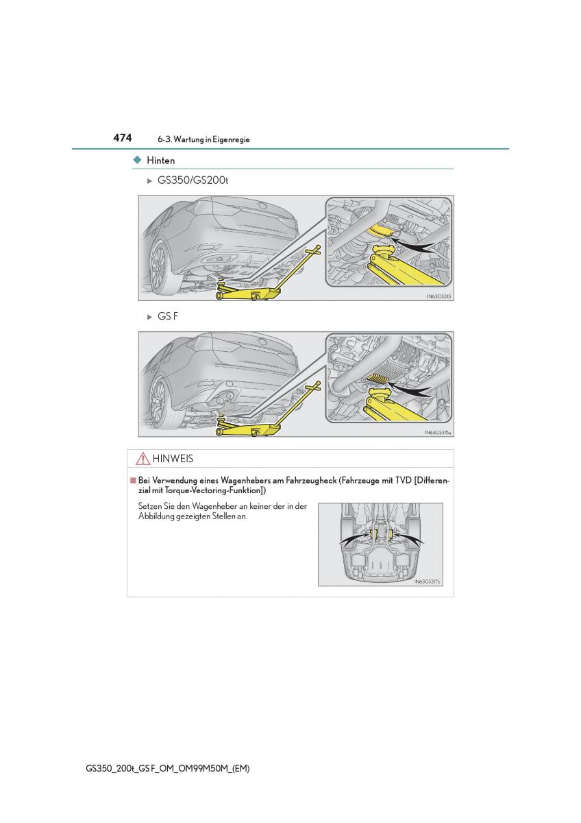 Lexus GS F IV 4 Handbuch / page 474
