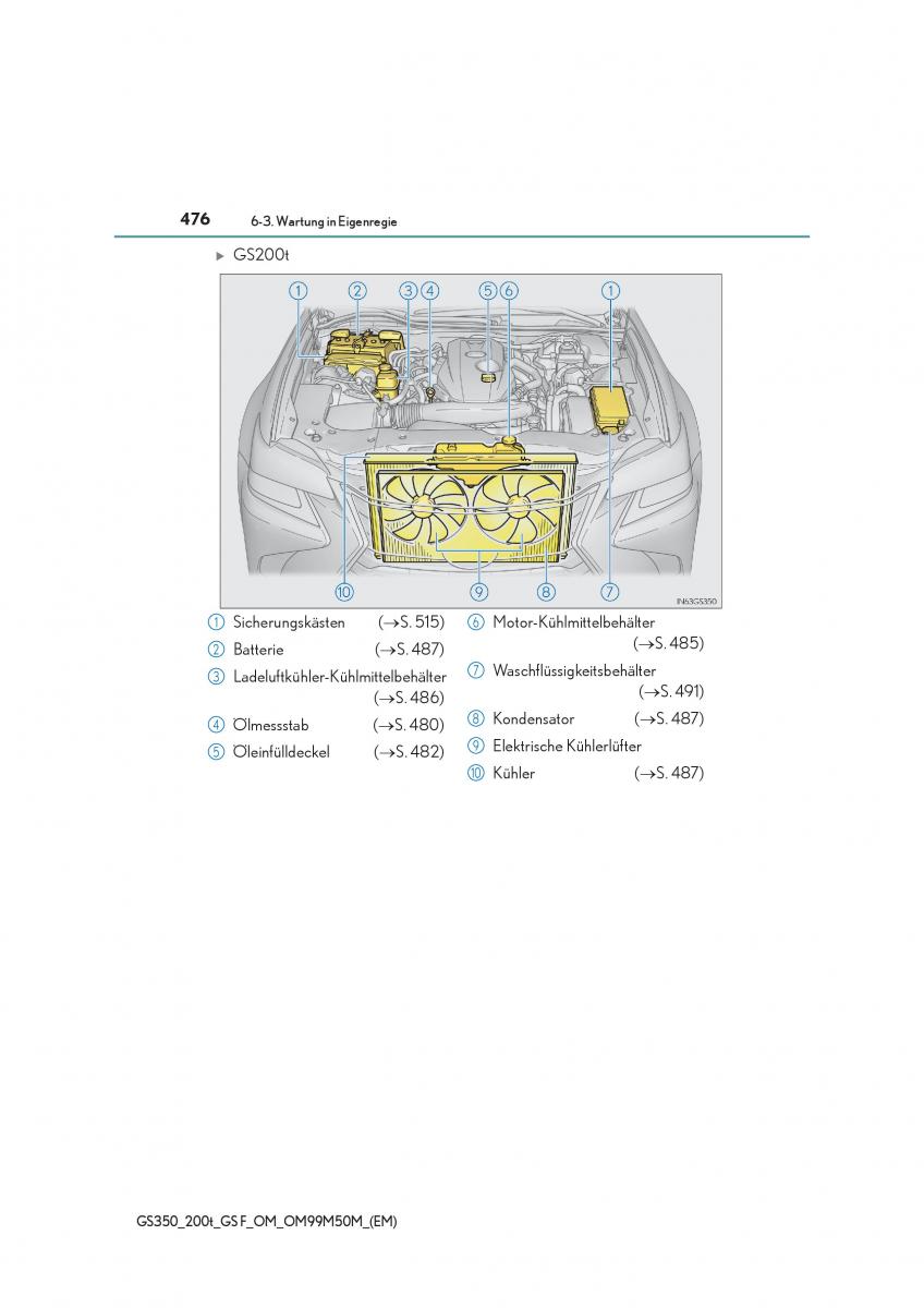 Lexus GS F IV 4 Handbuch / page 476