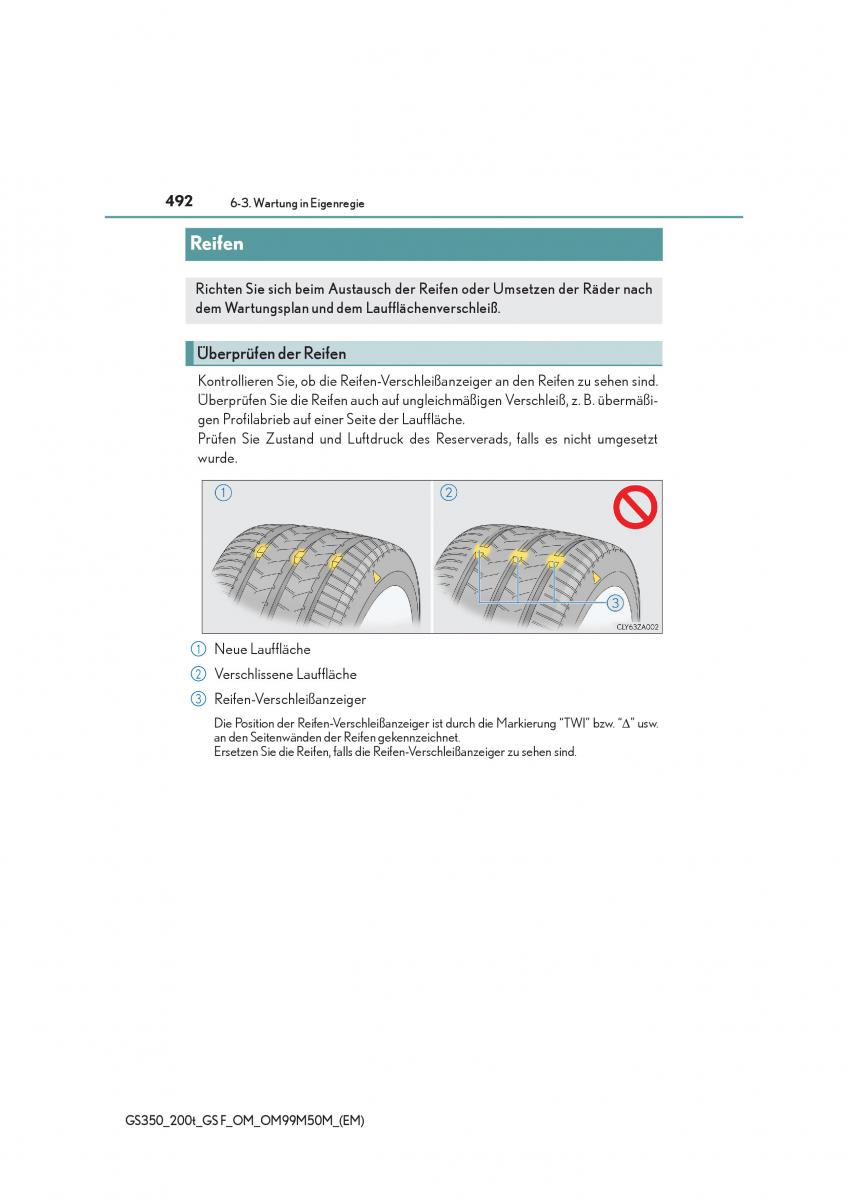 Lexus GS F IV 4 Handbuch / page 492