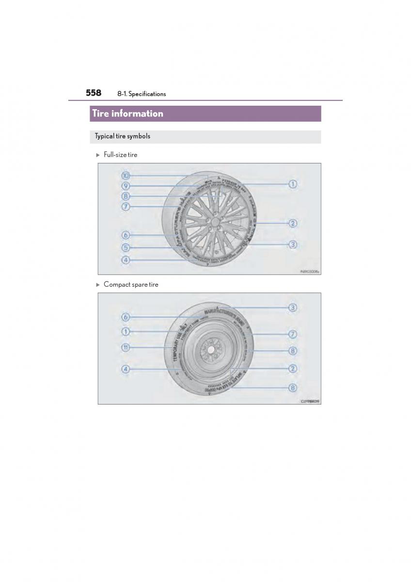 Lexus GS F IV 4 owners manual / page 560