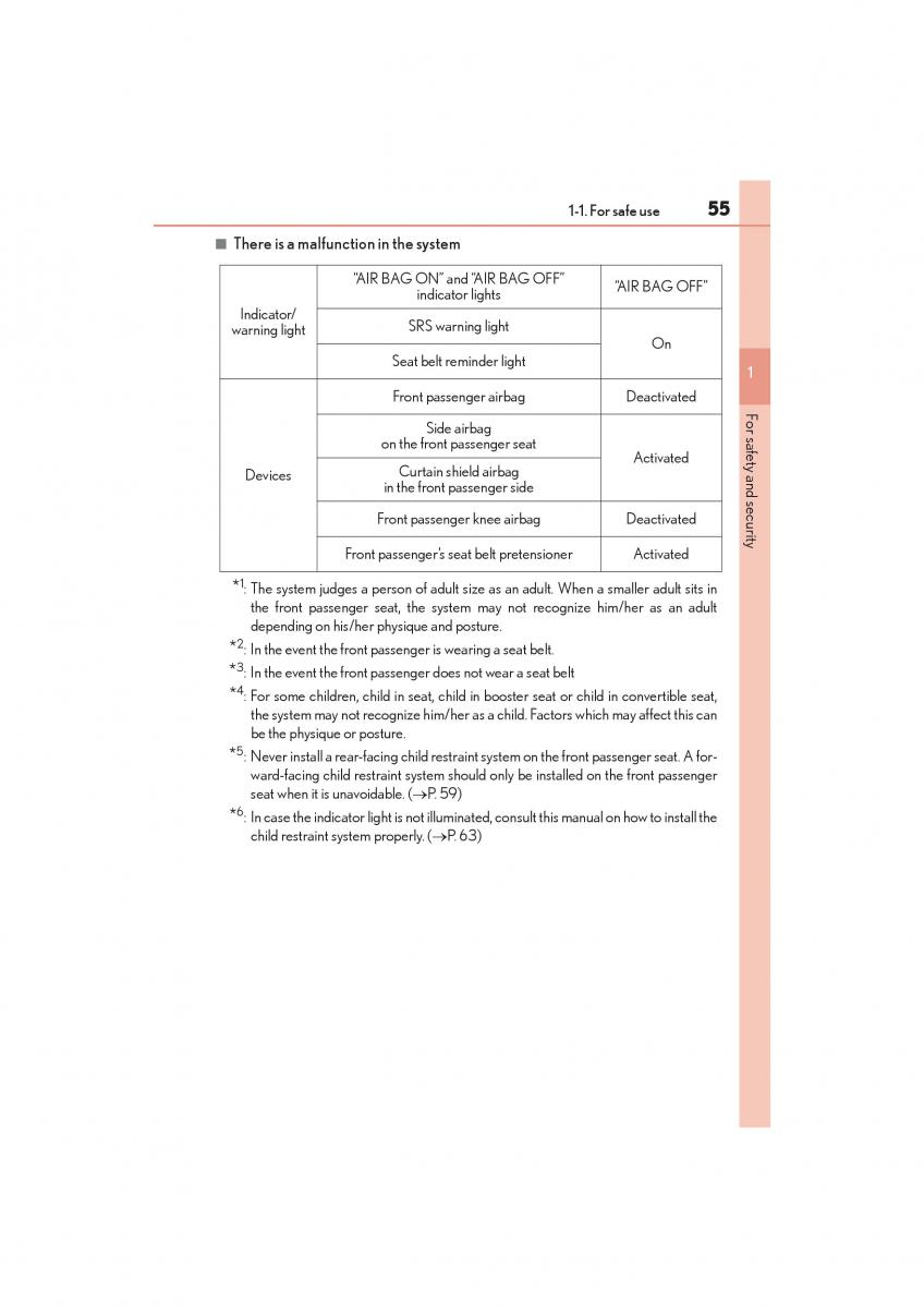 Lexus GS F IV 4 owners manual / page 57