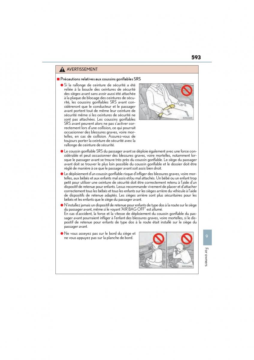 Lexus GS F IV 4 owners manual / page 595