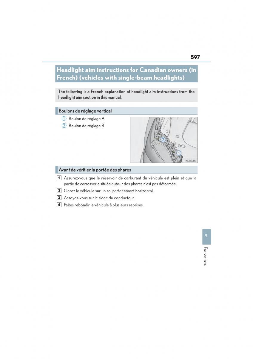 Lexus GS F IV 4 owners manual / page 599