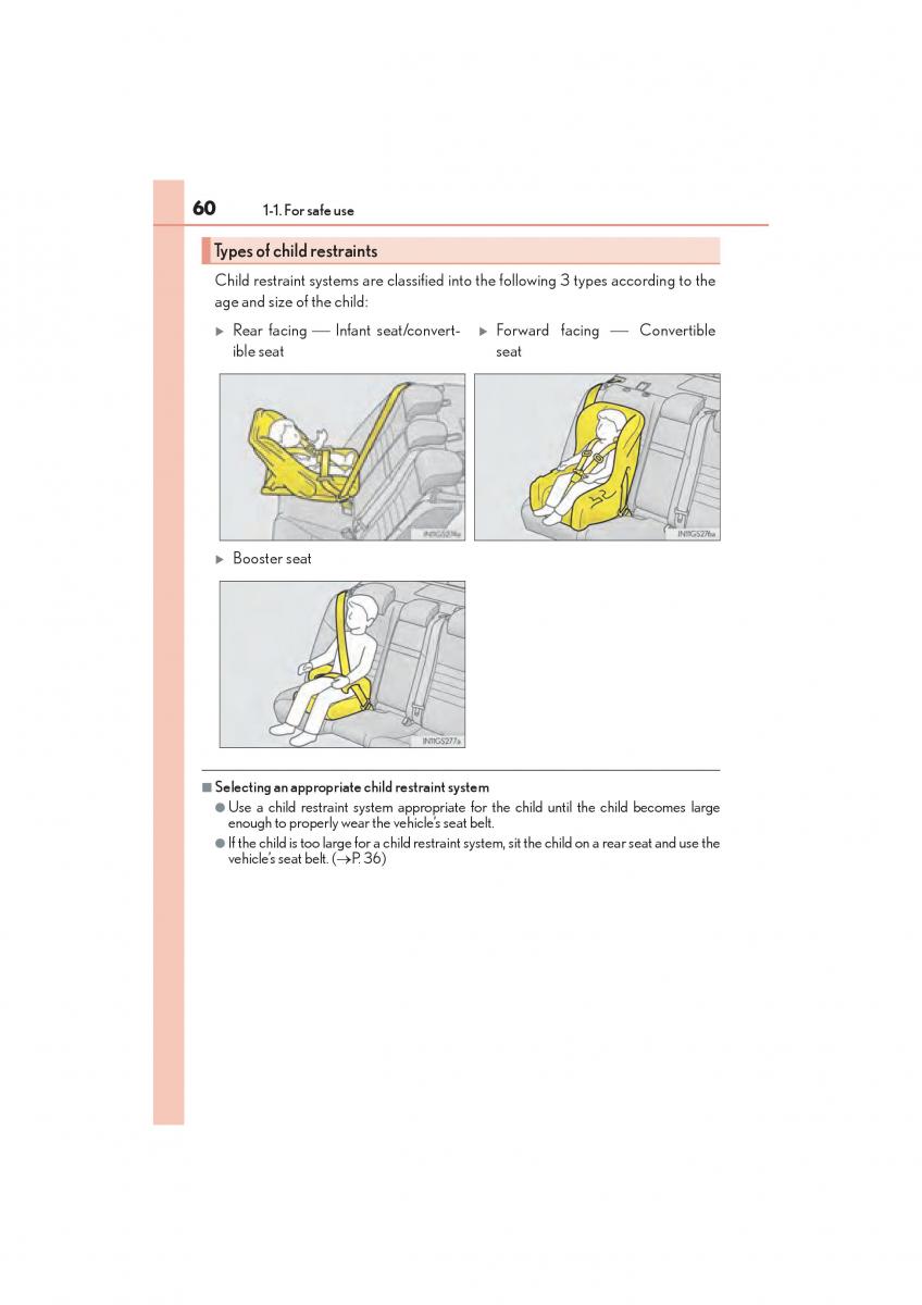 Lexus GS F IV 4 owners manual / page 62