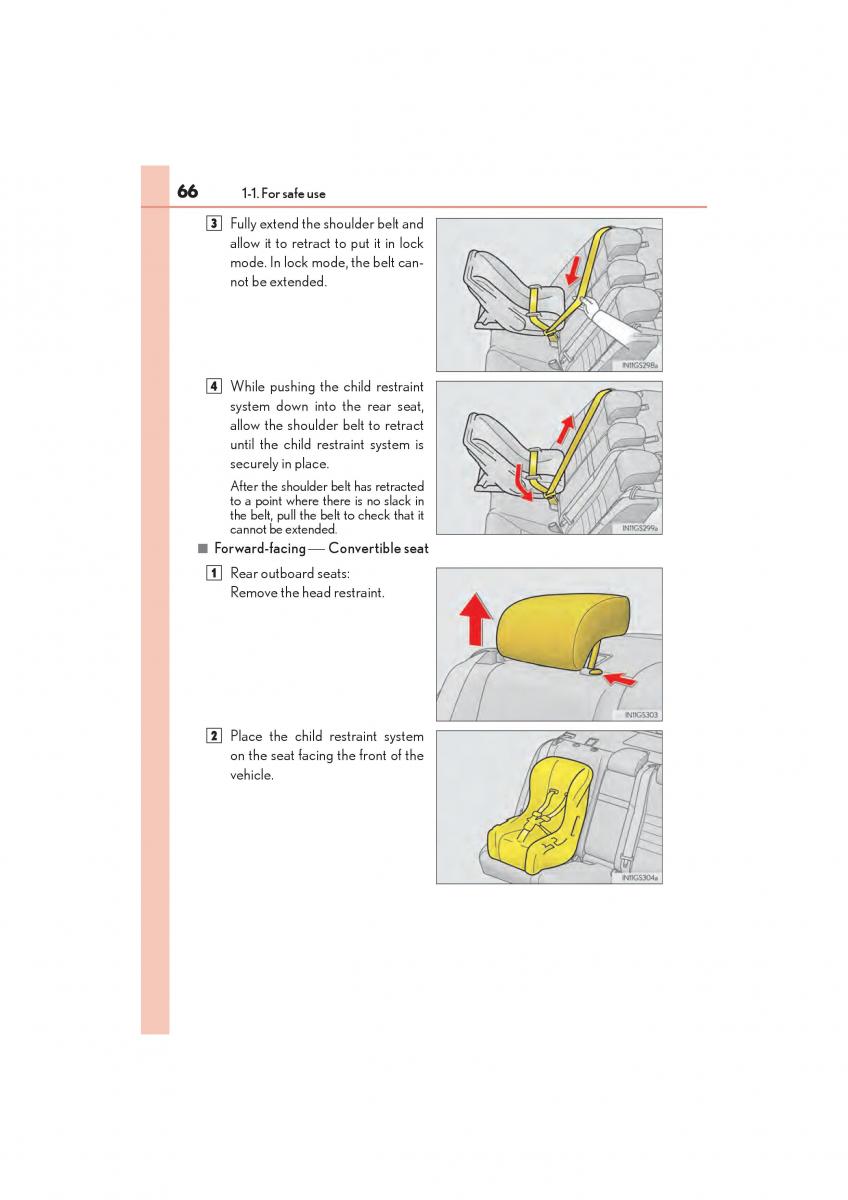 Lexus GS F IV 4 owners manual / page 68