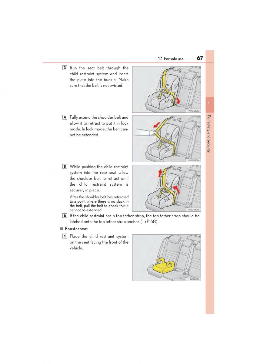 Lexus GS F IV 4 owners manual / page 69