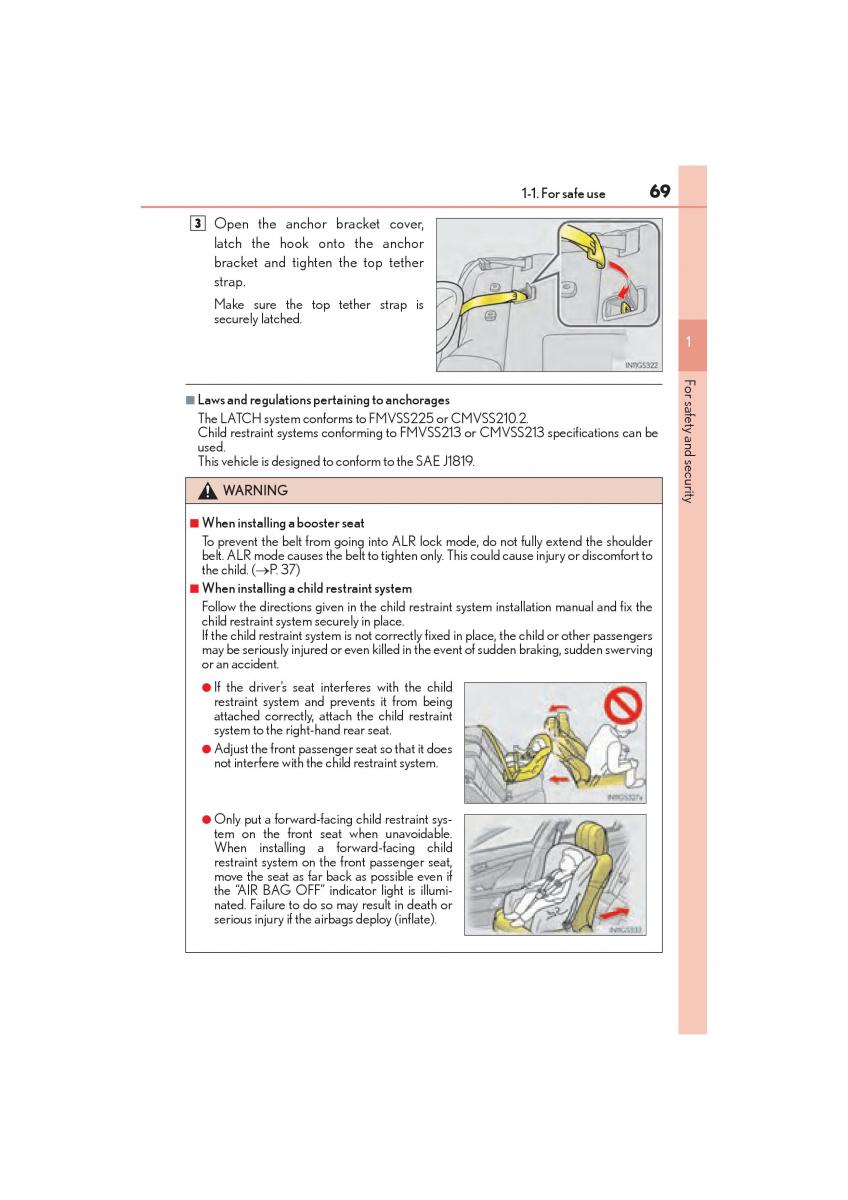 Lexus GS F IV 4 owners manual / page 71