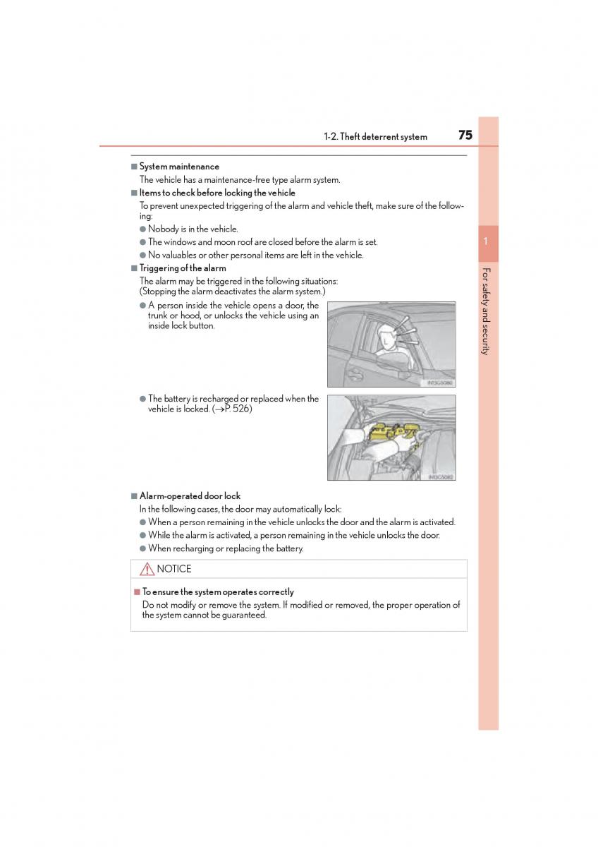 Lexus GS F IV 4 owners manual / page 77