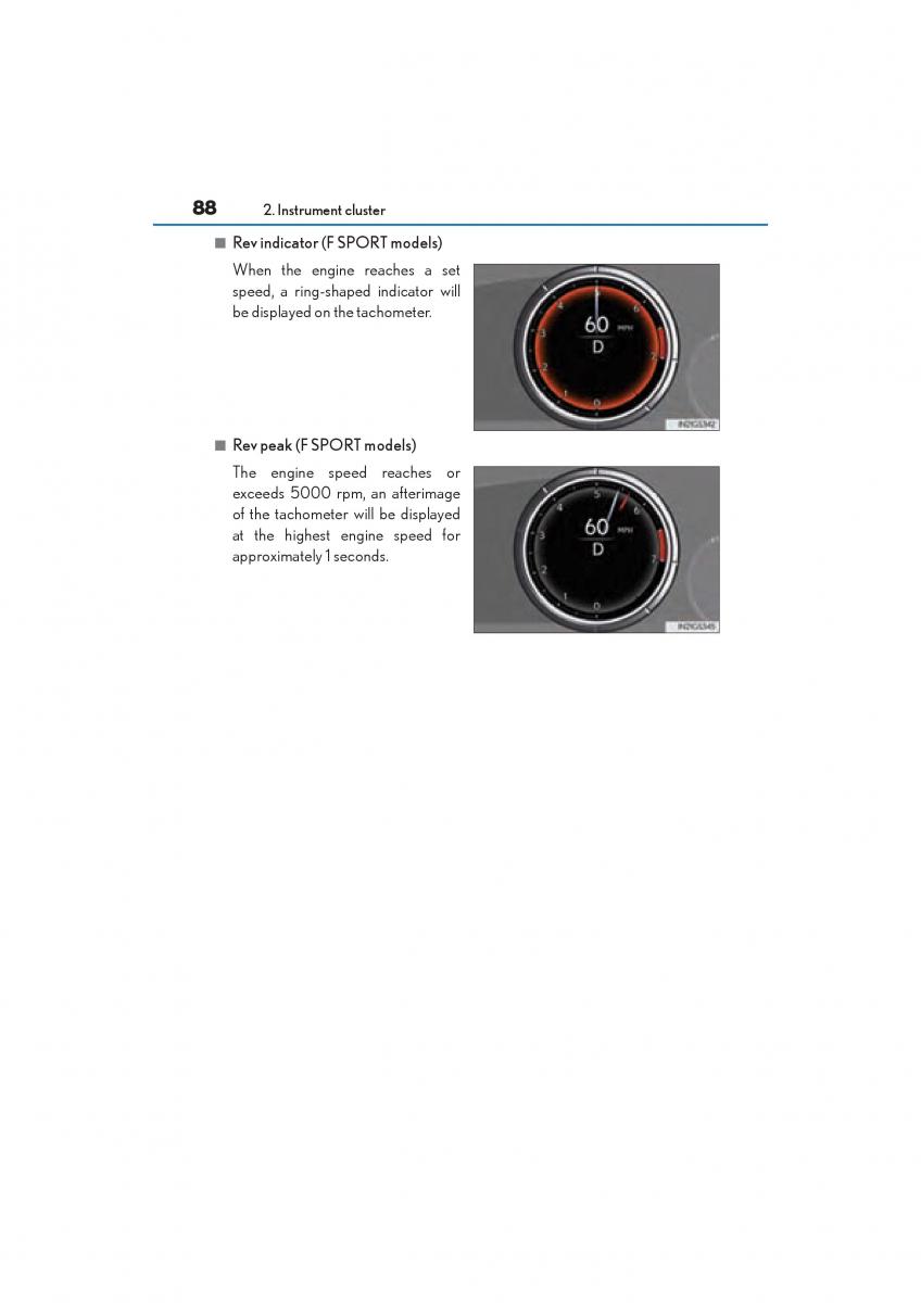 Lexus GS F IV 4 owners manual / page 90