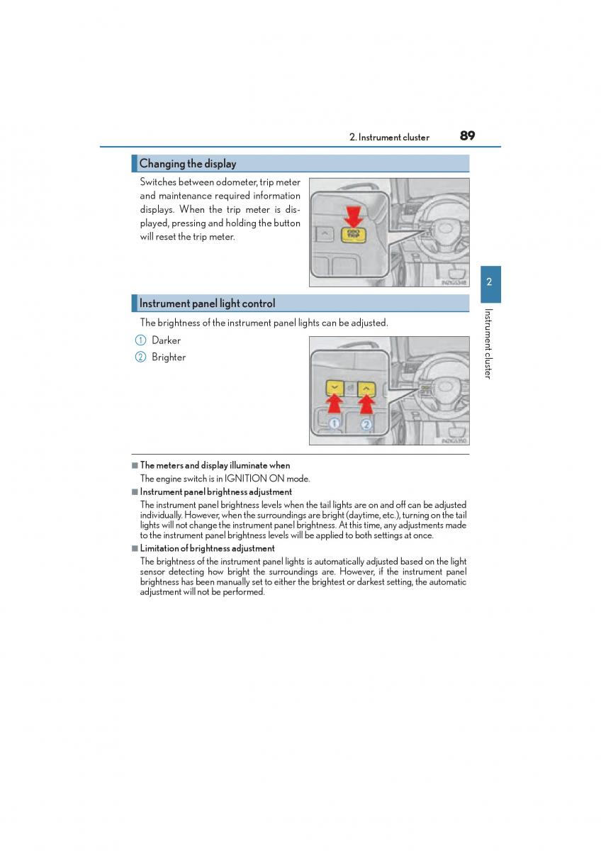 Lexus GS F IV 4 owners manual / page 91