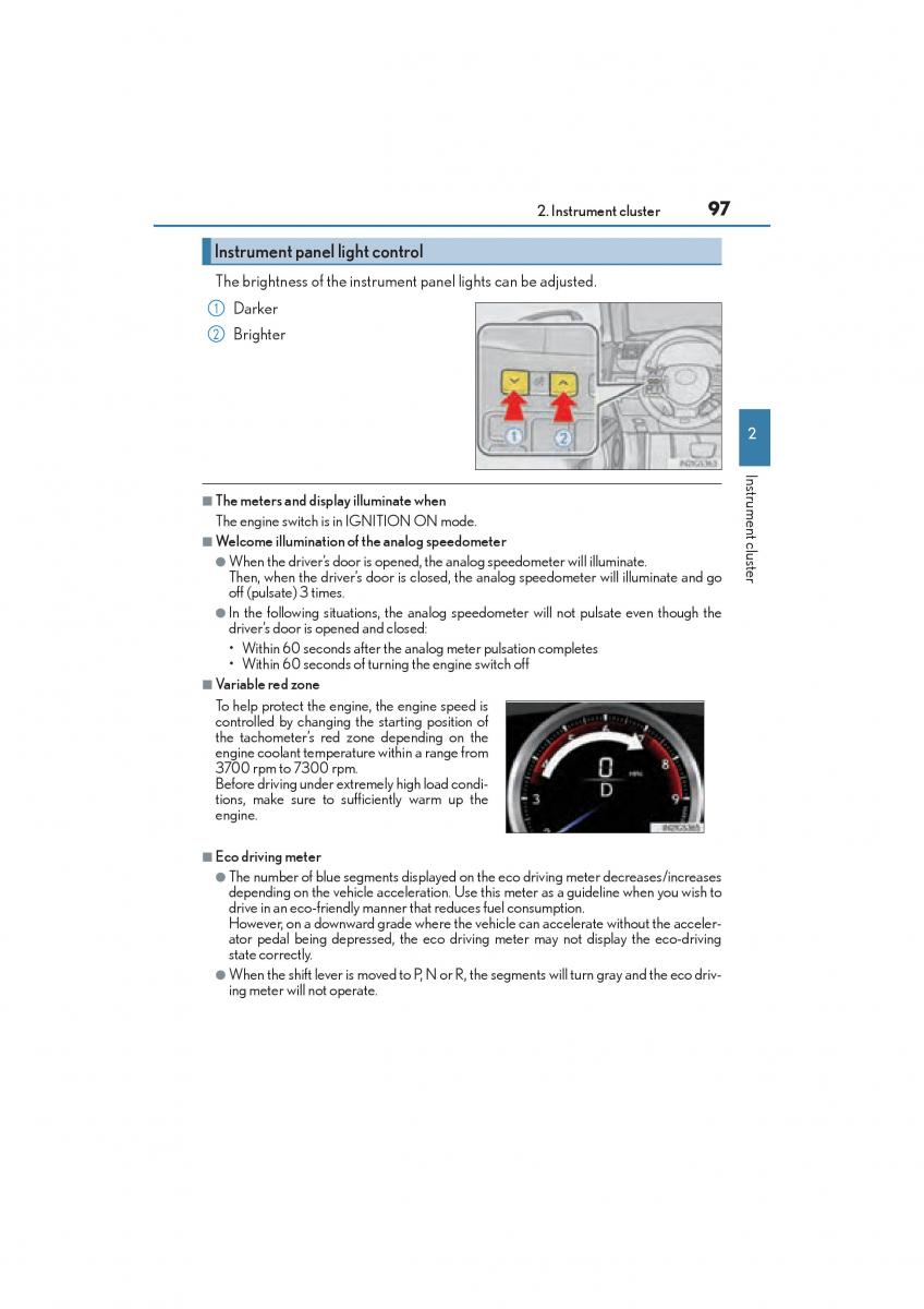 Lexus GS F IV 4 owners manual / page 99