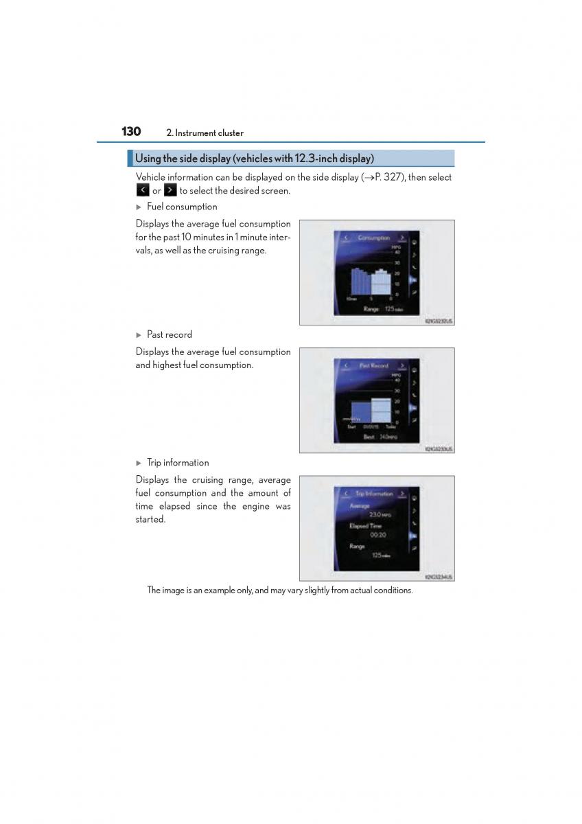 Lexus GS F IV 4 owners manual / page 132