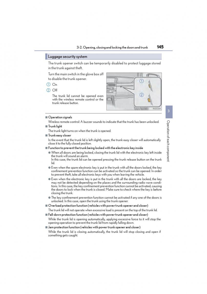 Lexus GS F IV 4 owners manual / page 147