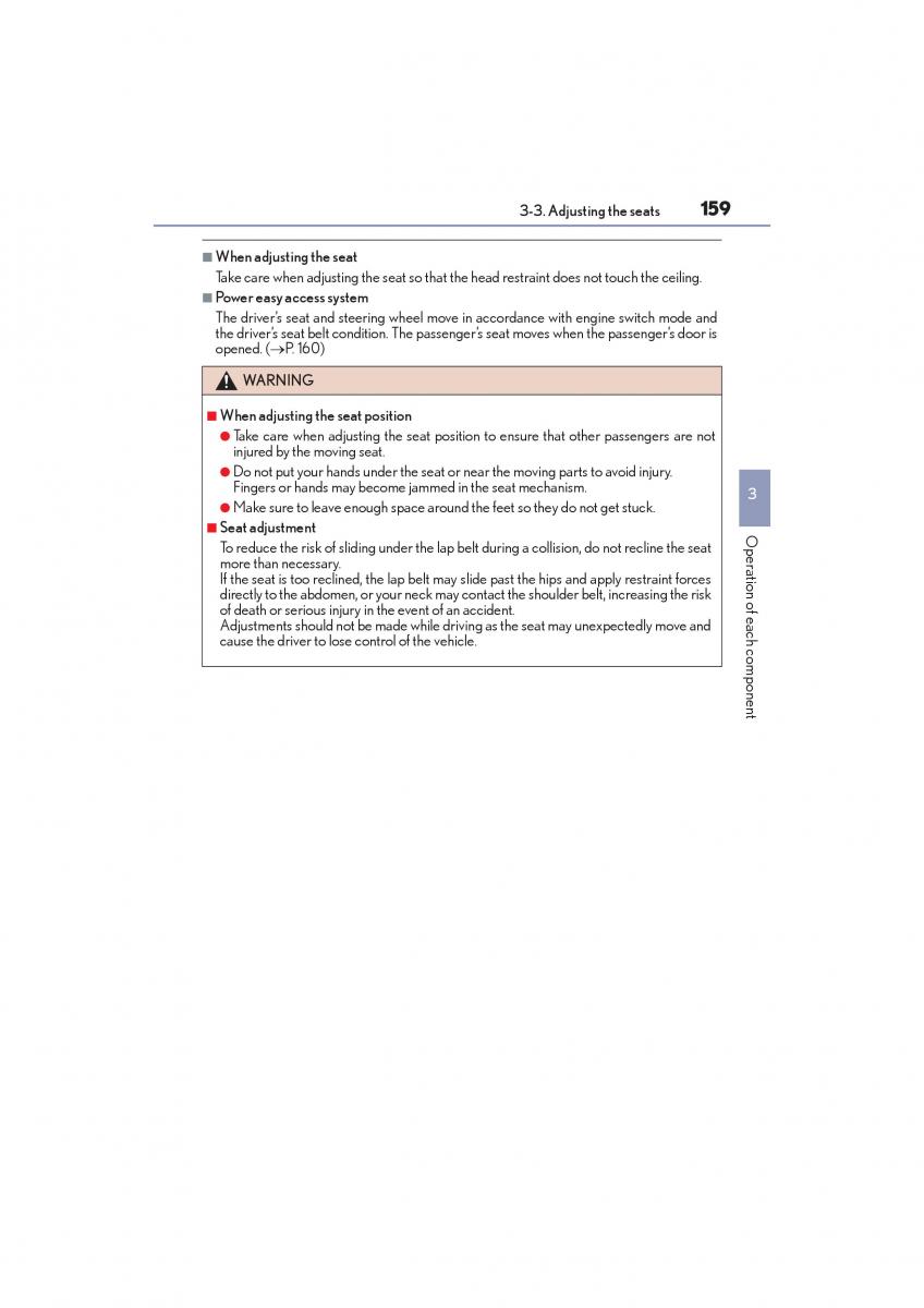 Lexus GS F IV 4 owners manual / page 161