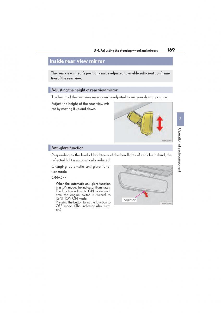 Lexus GS F IV 4 owners manual / page 171