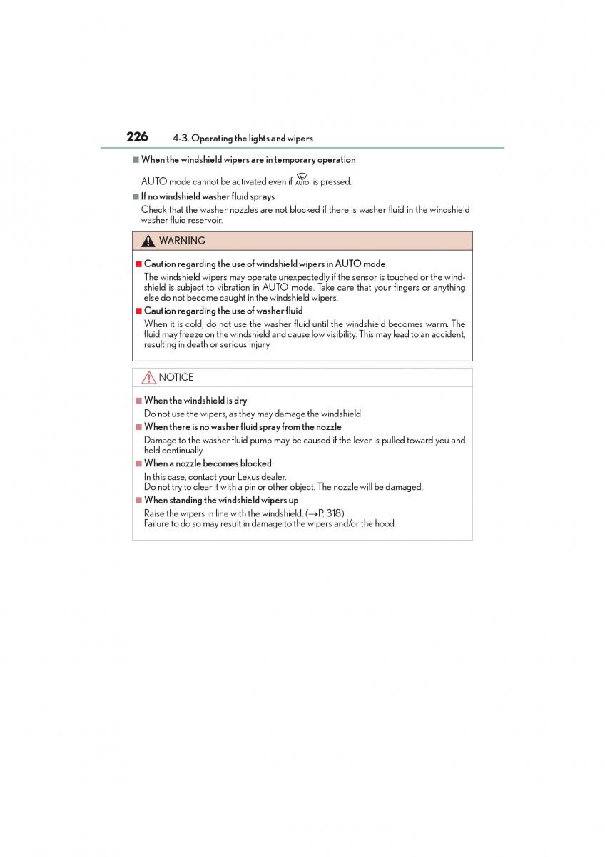 Lexus GS F IV 4 owners manual / page 228