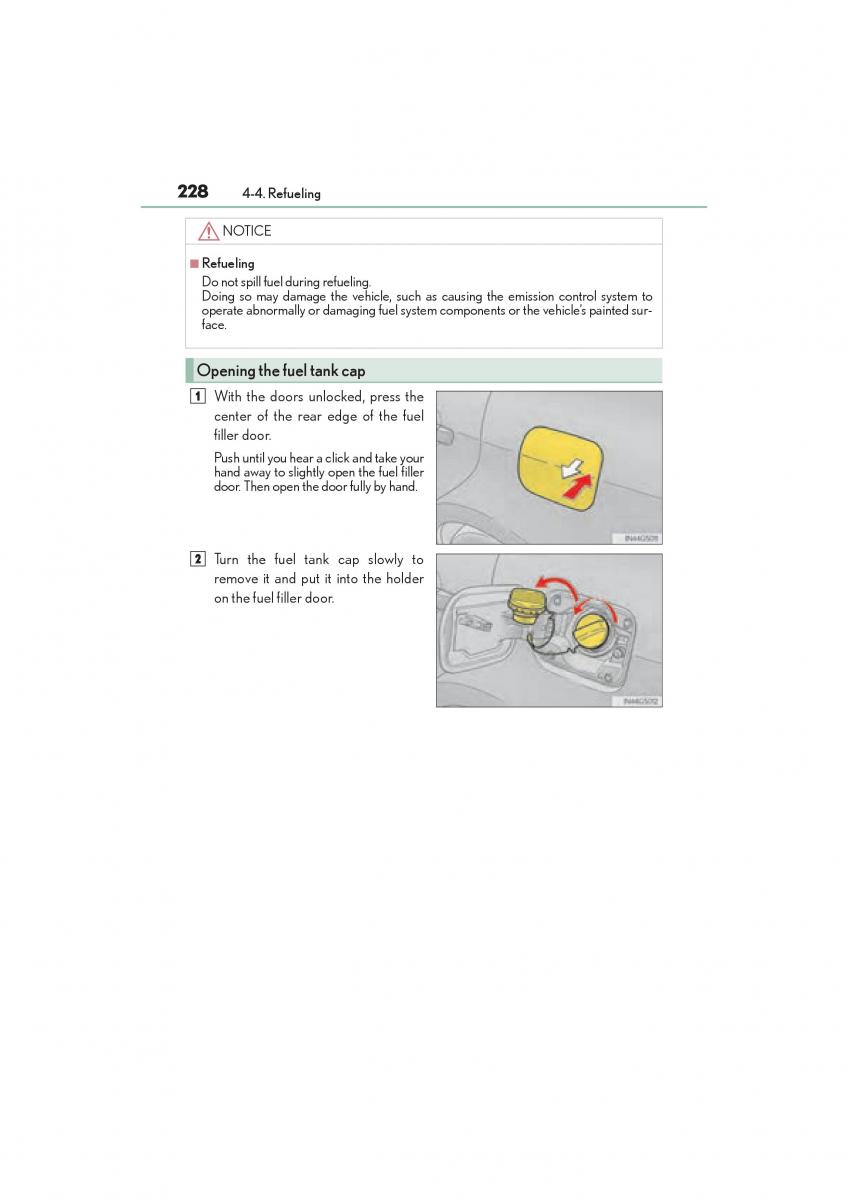 Lexus GS F IV 4 owners manual / page 230