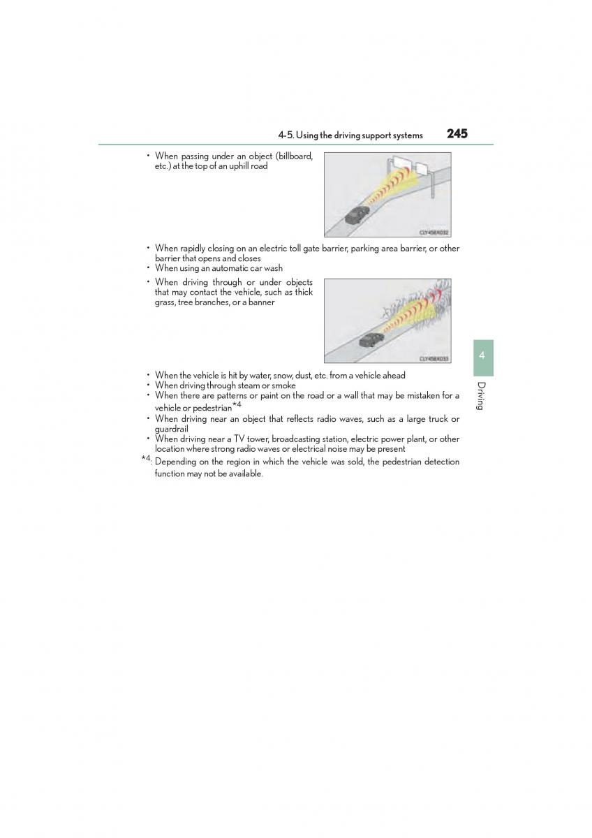 Lexus GS F IV 4 owners manual / page 247