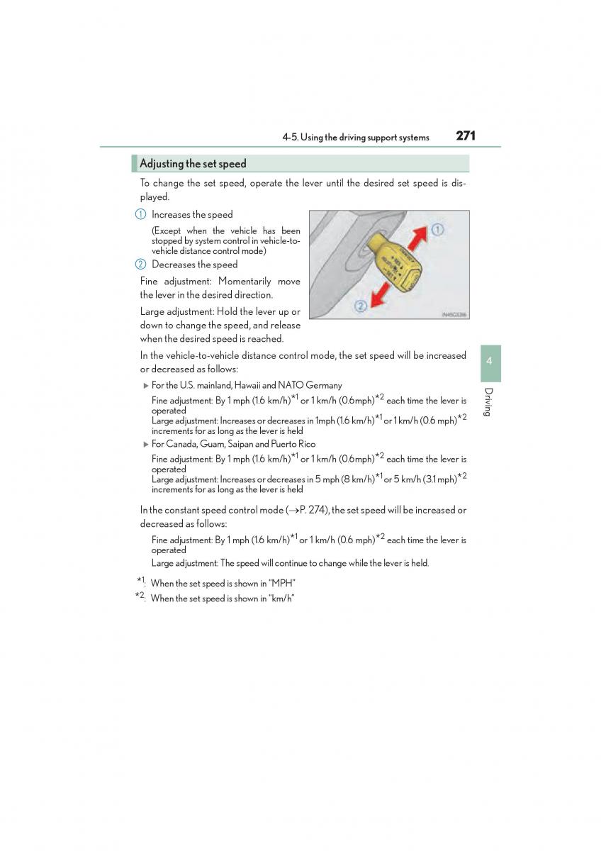 Lexus GS F IV 4 owners manual / page 273