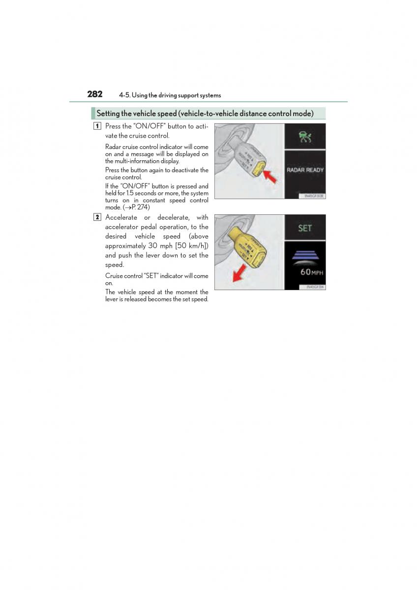 Lexus GS F IV 4 owners manual / page 284