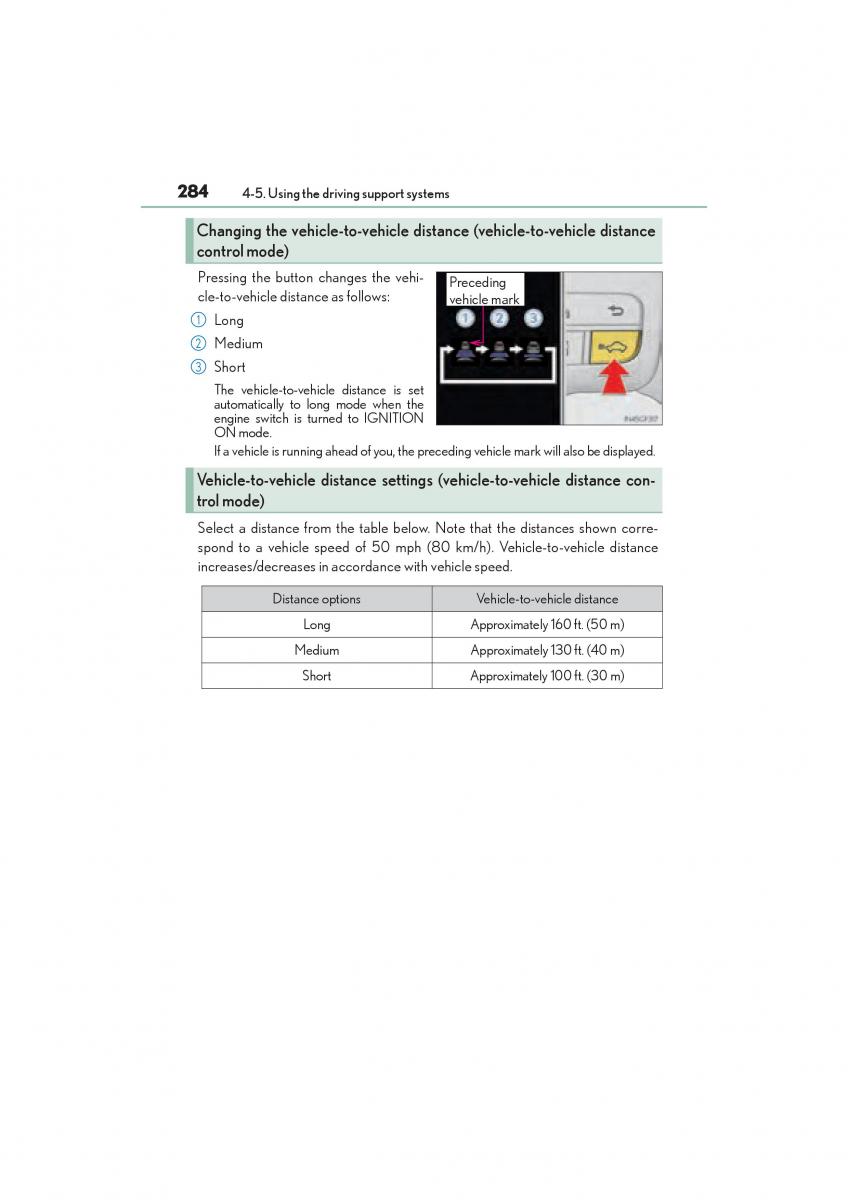 Lexus GS F IV 4 owners manual / page 286