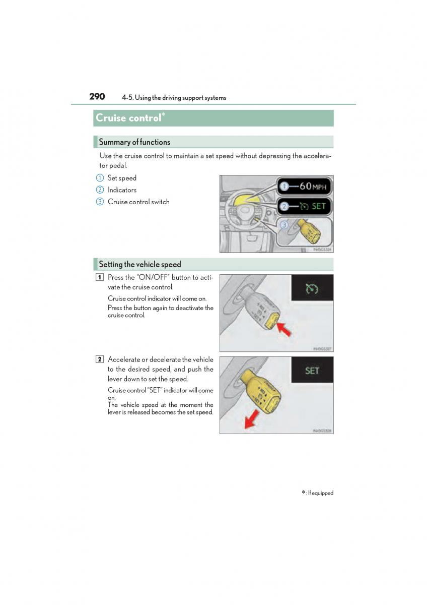 Lexus GS F IV 4 owners manual / page 292