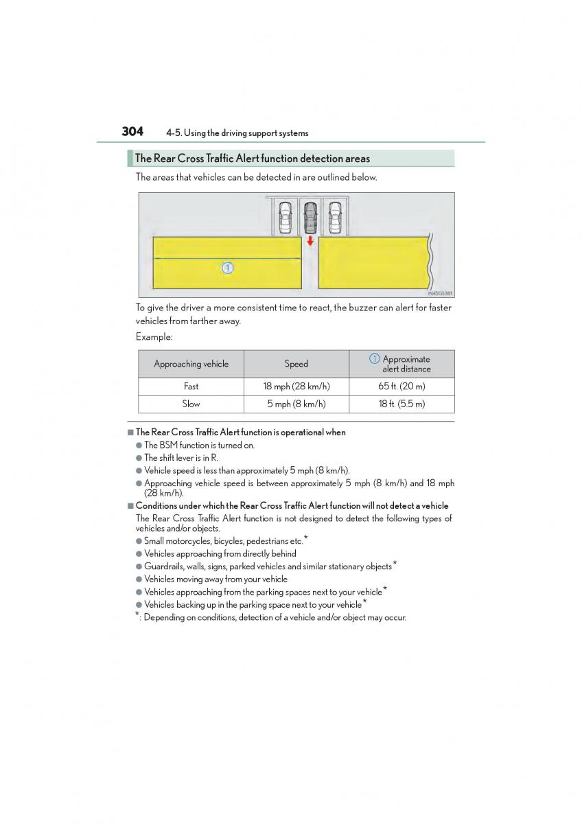 Lexus GS F IV 4 owners manual / page 306