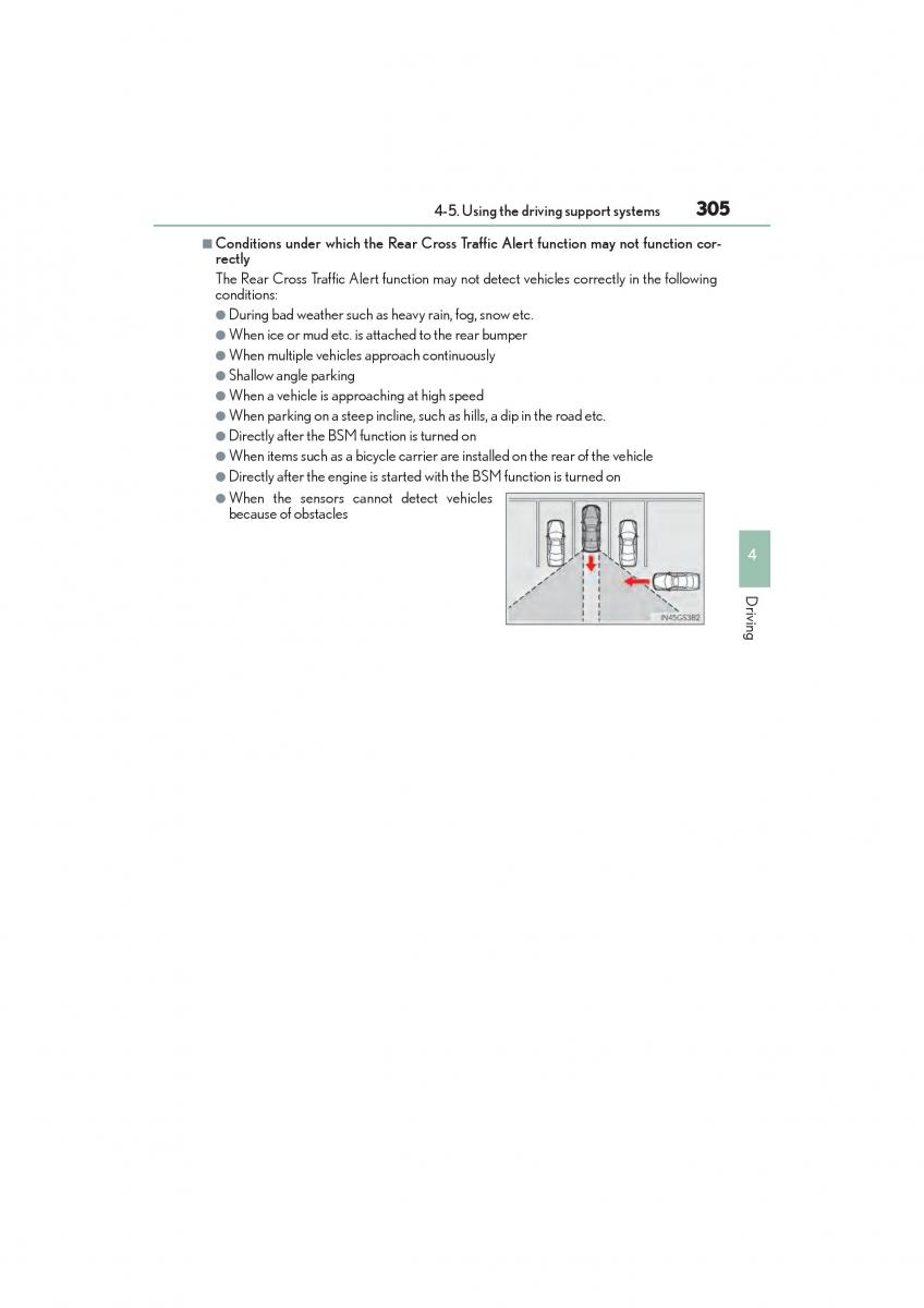 Lexus GS F IV 4 owners manual / page 307