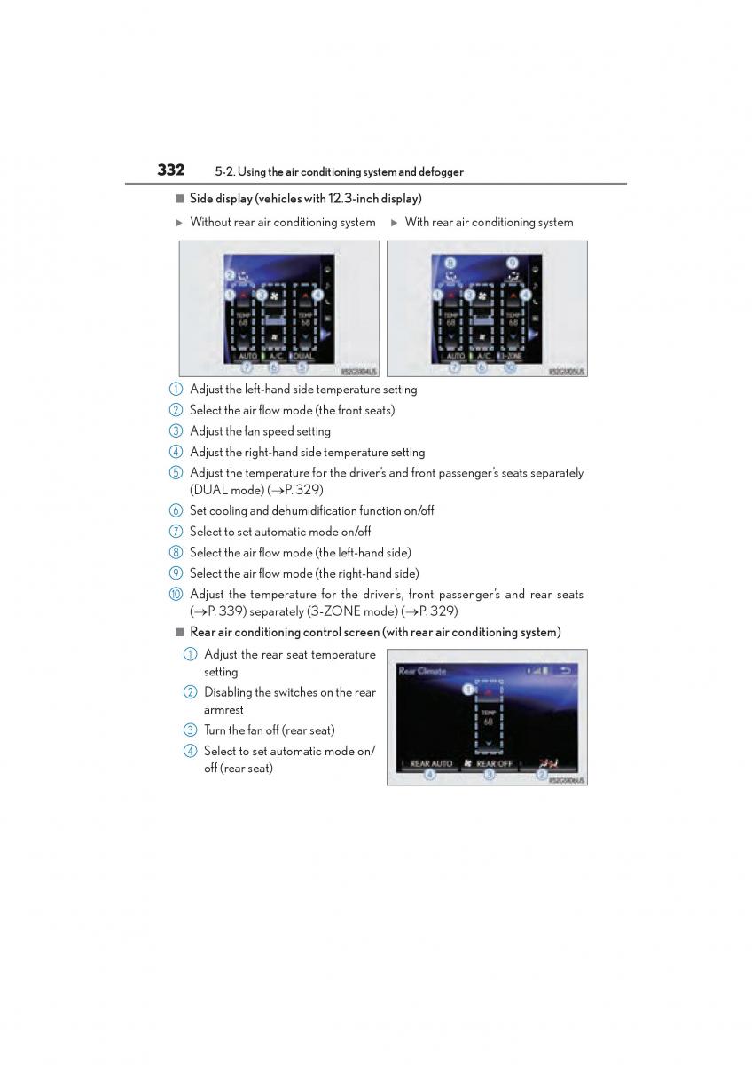 Lexus GS F IV 4 owners manual / page 334