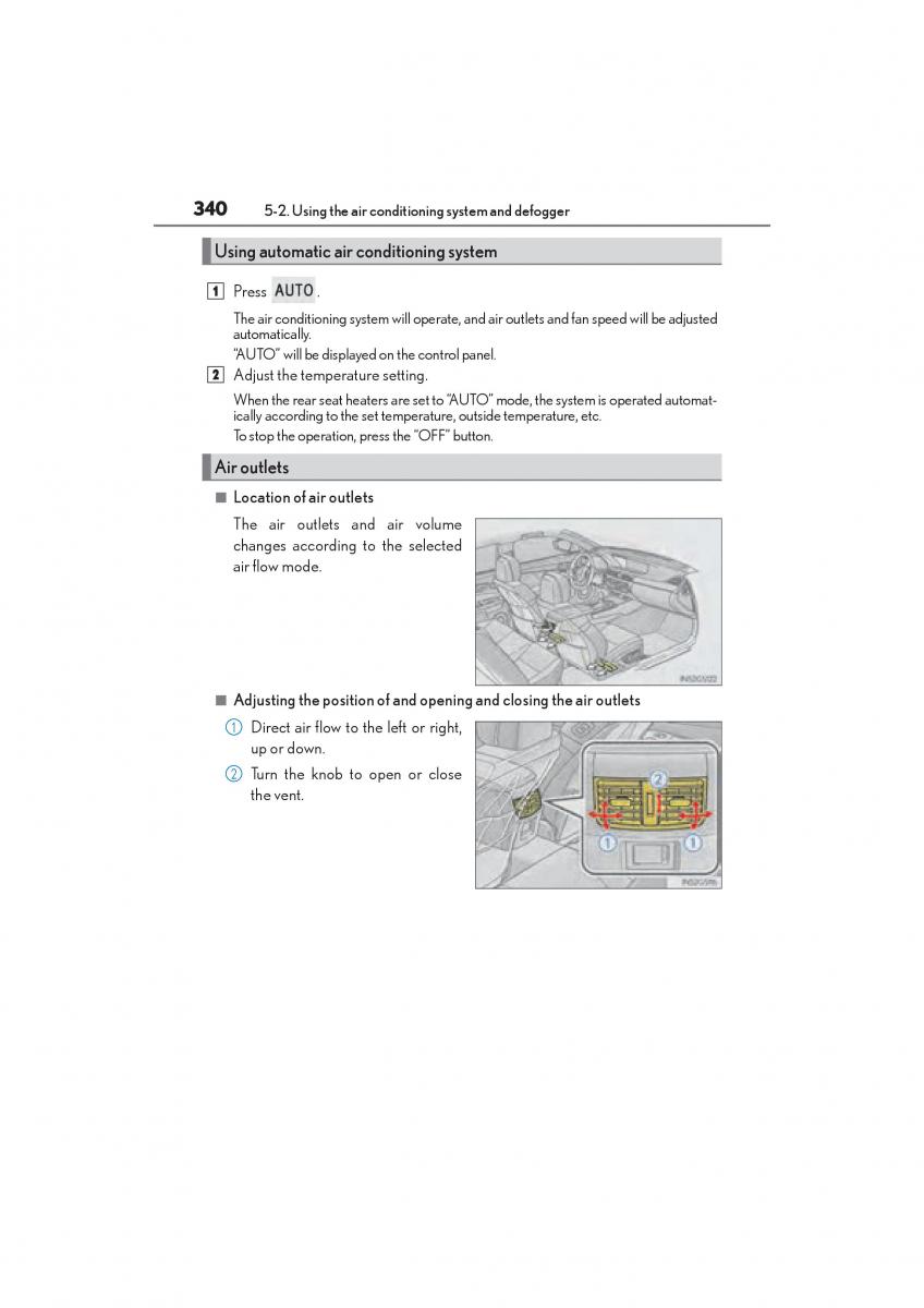 Lexus GS F IV 4 owners manual / page 342