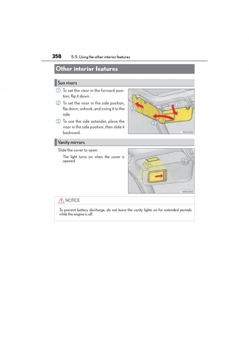 Lexus GS F IV 4 owners manual / page 360