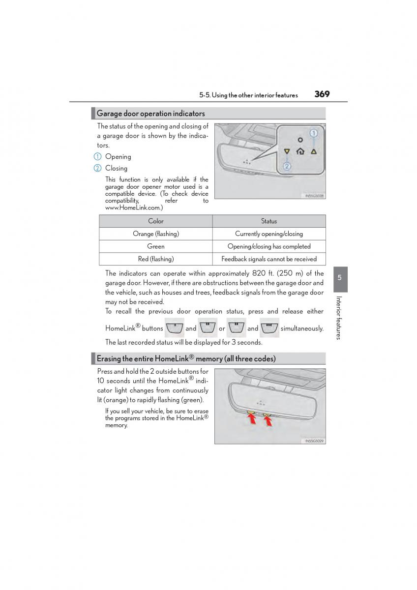 Lexus GS F IV 4 owners manual / page 371