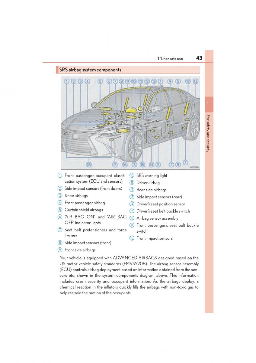 Lexus GS F IV 4 owners manual / page 45