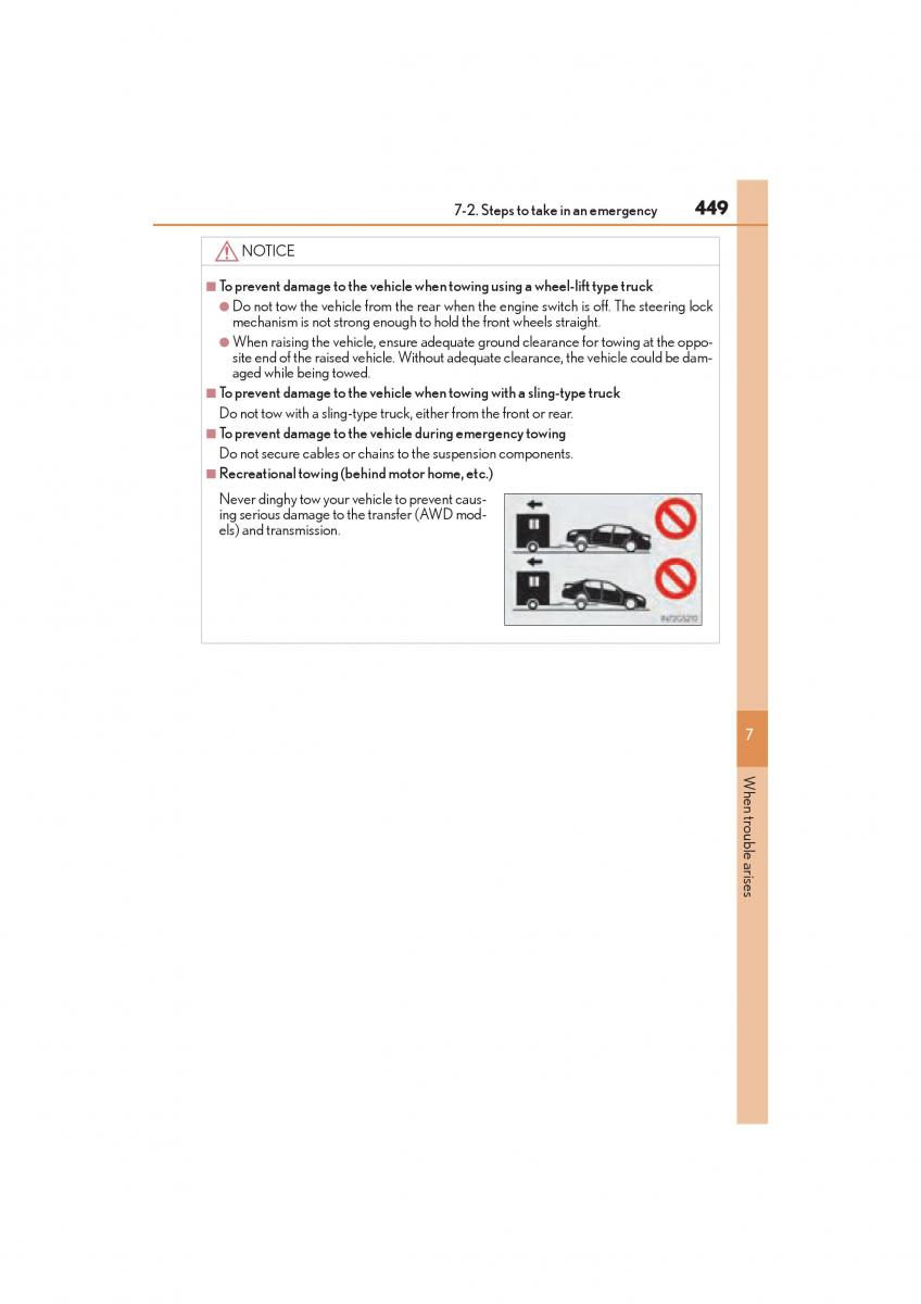 Lexus GS F IV 4 owners manual / page 451