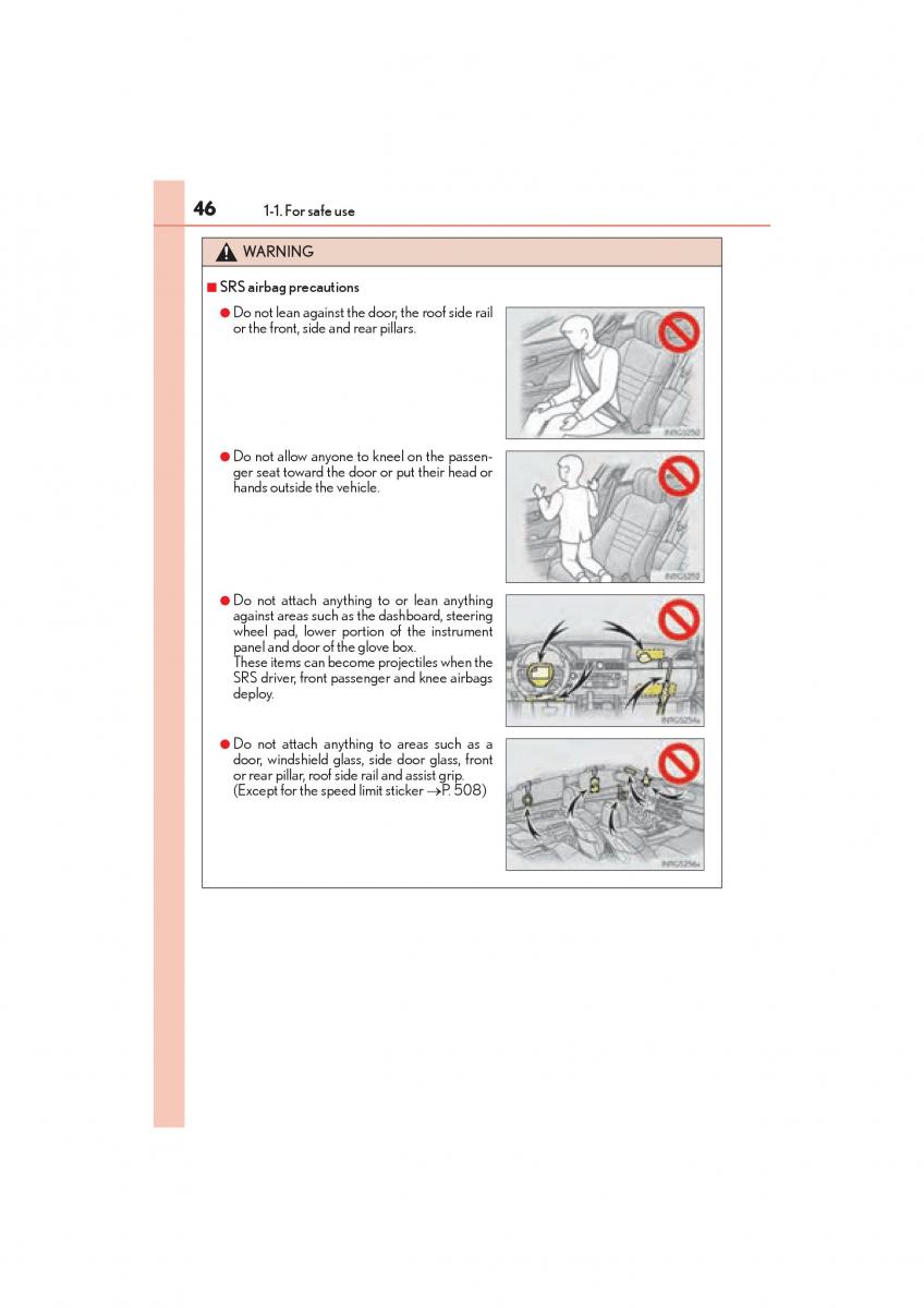 Lexus GS F IV 4 owners manual / page 48