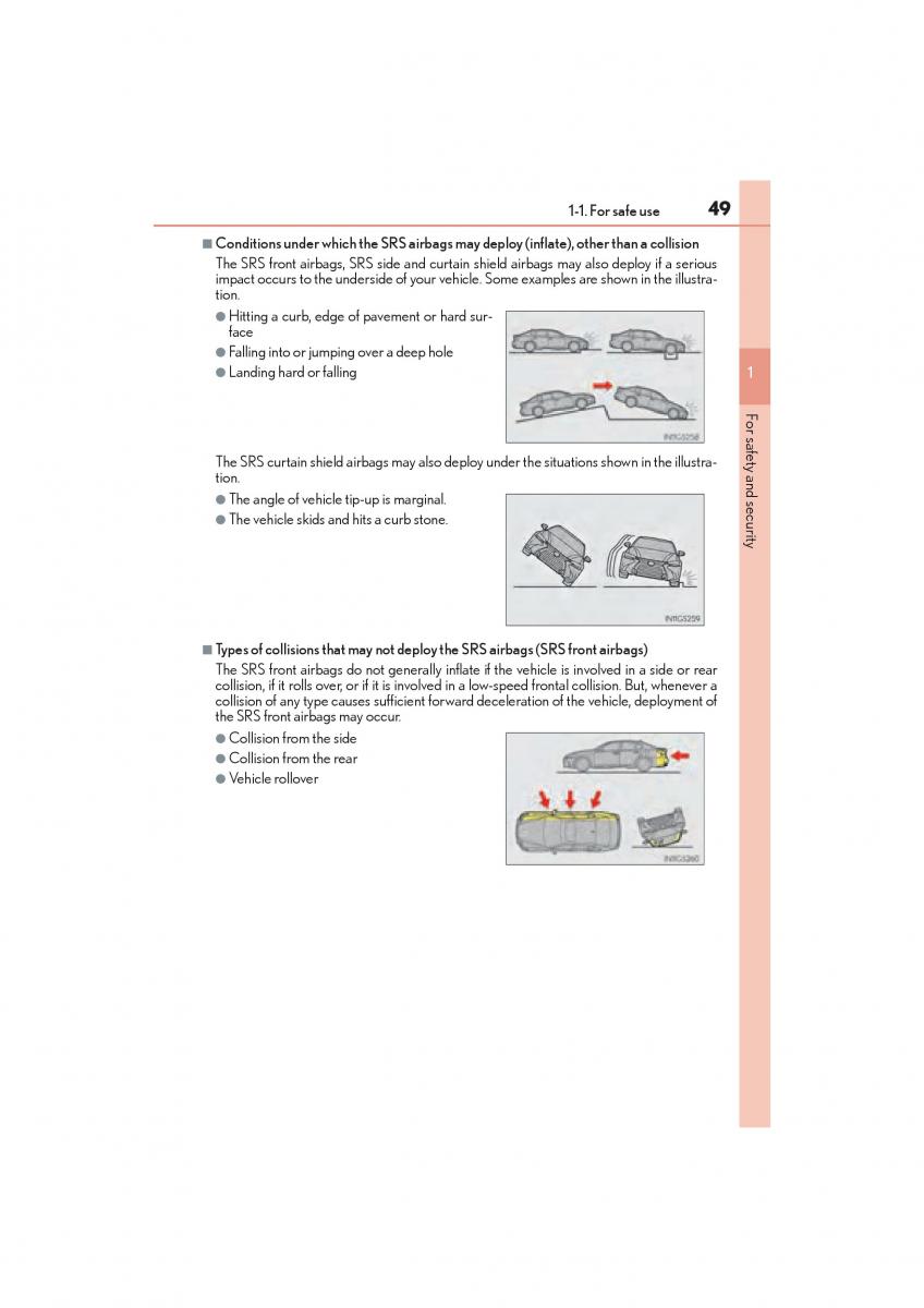 Lexus GS F IV 4 owners manual / page 51